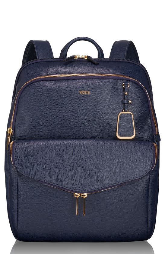 Tumi 'sinclair Harlow' Coated Canvas Laptop Backpack In Moroccan Blue ...