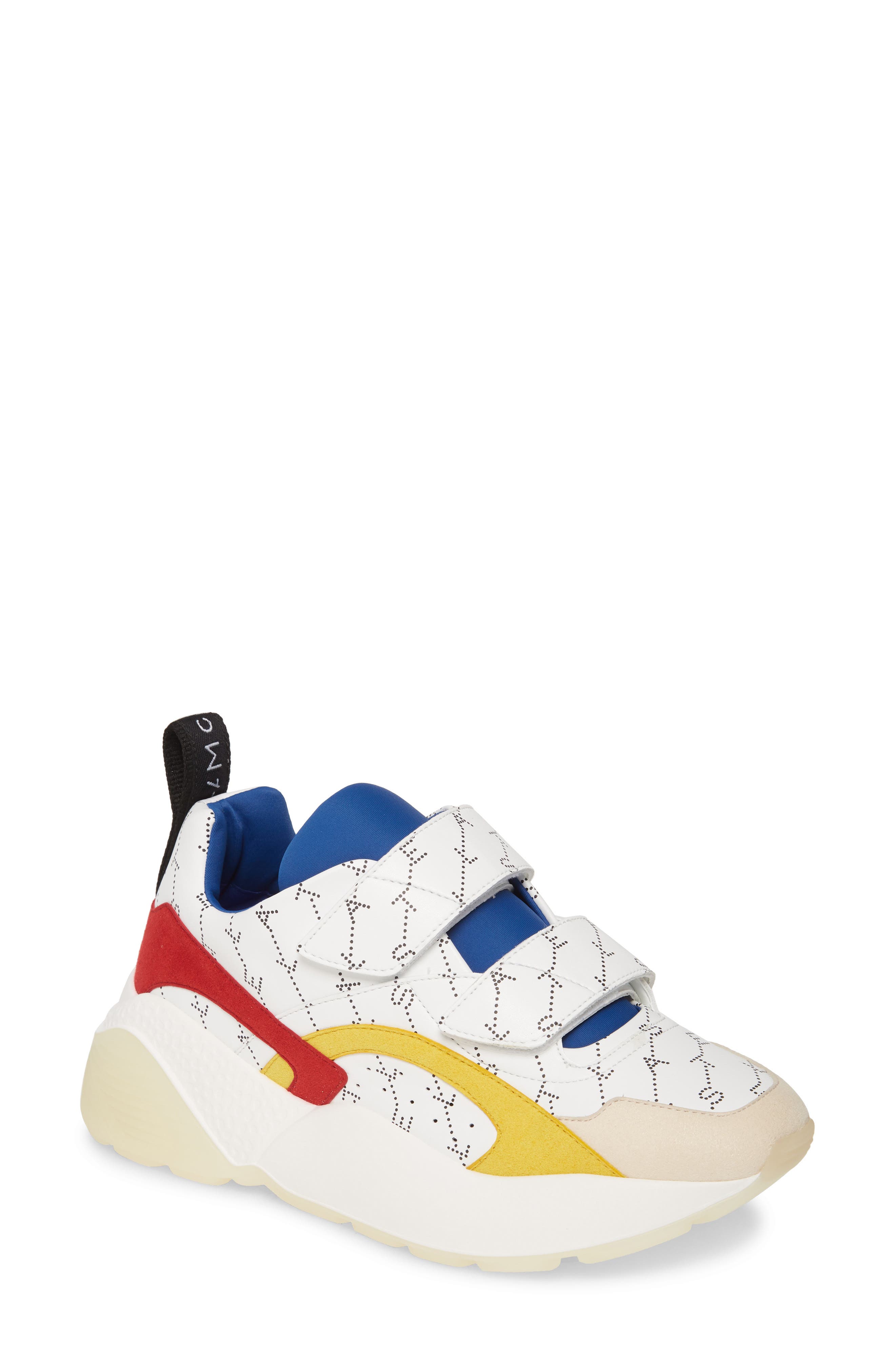 hook and loop sneakers white