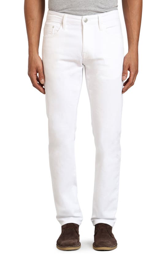 Mavi Jeans Marcus White Miami Slim Straight Leg Pants