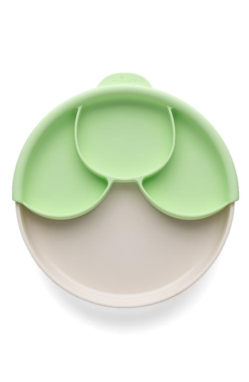 Miniware Healthy Meal Plate in Vanilla/Keylime at Nordstrom