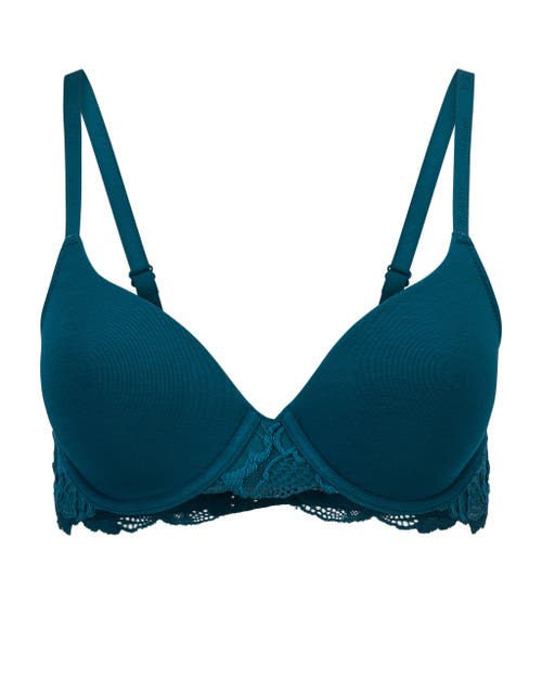 Shop Adore Me Teagan Contour Full Coverage Bra In Dark Green