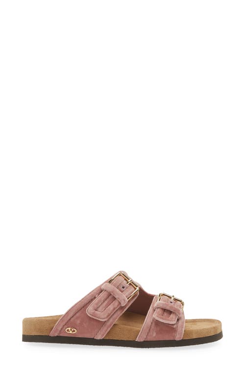 Shop Valentino Garavani Anywear Slide Sandal In Lip/sigaro