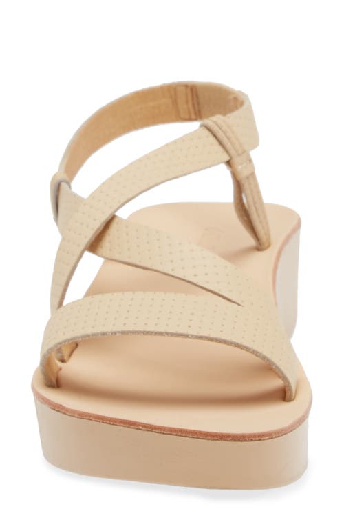 Shop Olukai Onohi Strappy Platform Sandal In Warm Beige/warm Beige