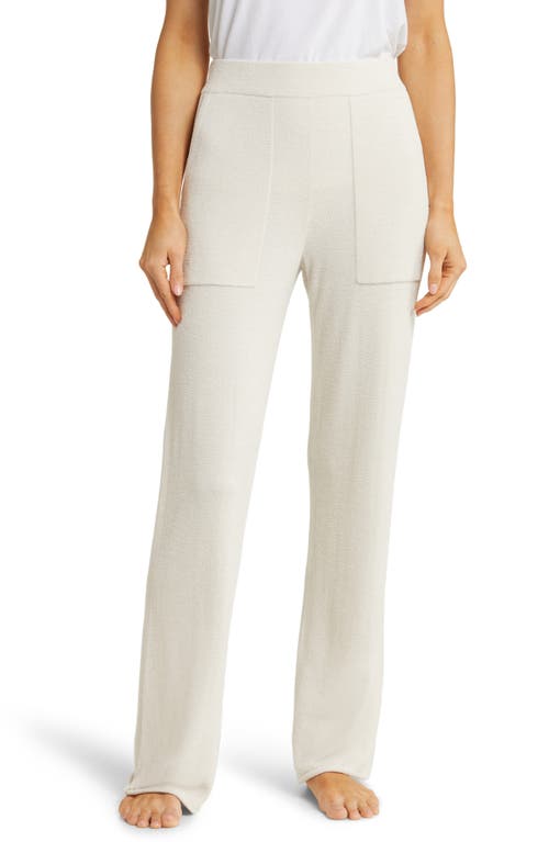 barefoot dreams CozyChic Ultra Lite Wide Leg Pants Almond at Nordstrom,