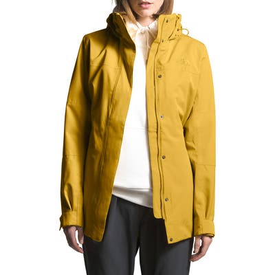 The North Face Westoak City Waterproof & Windproof Coat, Yellow