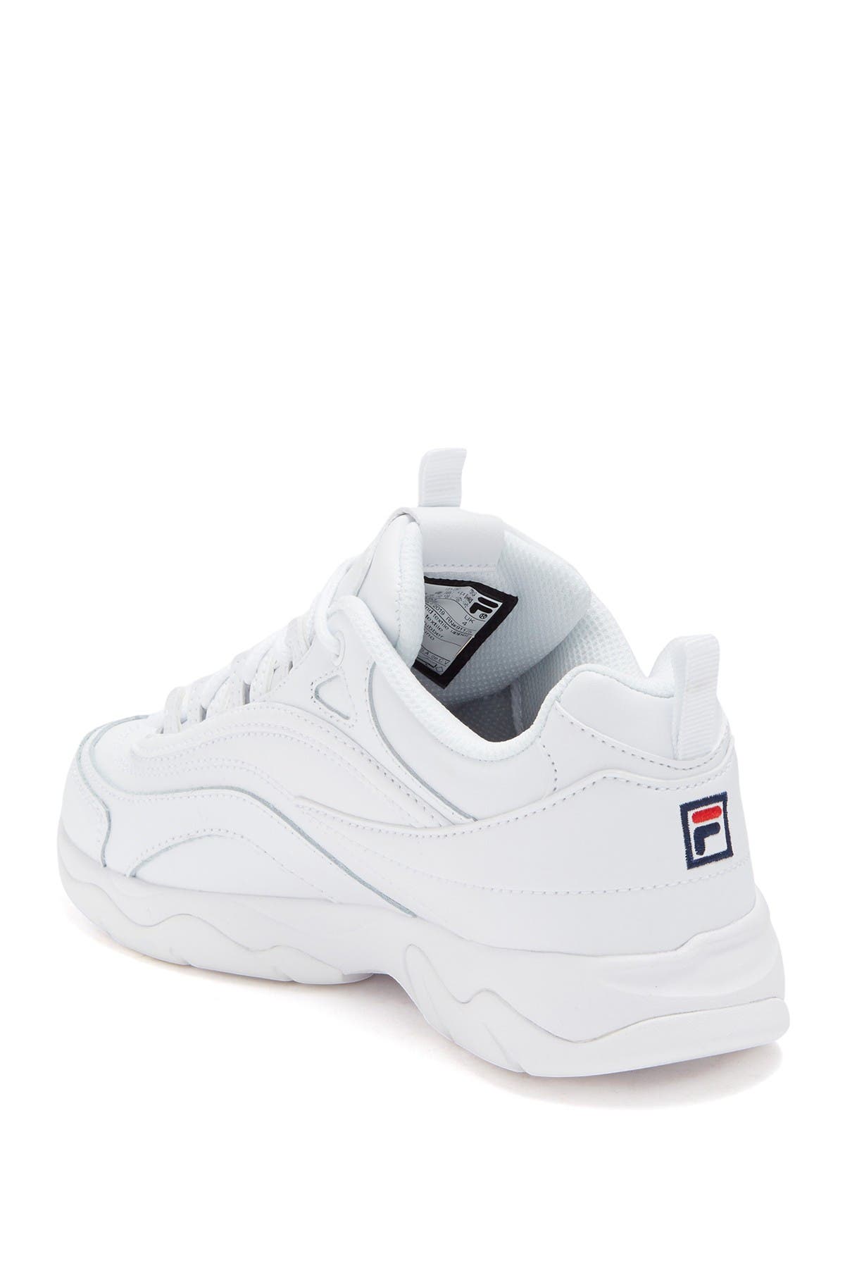 fila chunky trainers black