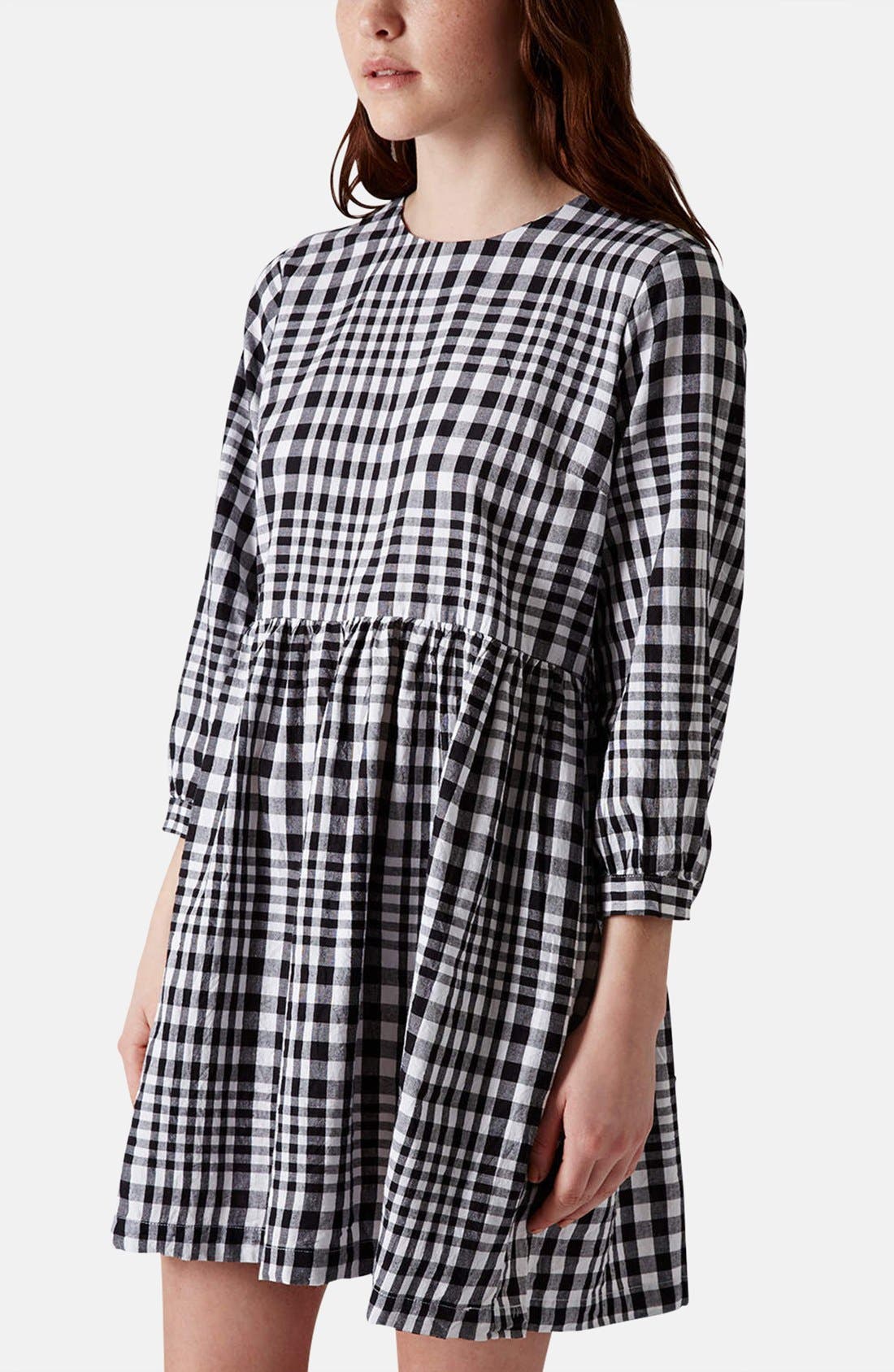Gingham Cotton Smock Dress Nordstrom