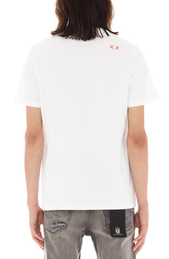 Shop Cult Of Individuality Shimuchan Logo Cotton Graphic T-shirt In White