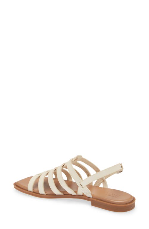 Shop Nordstrom Rack Hugo Flat Sandal In Ivory Vanilla