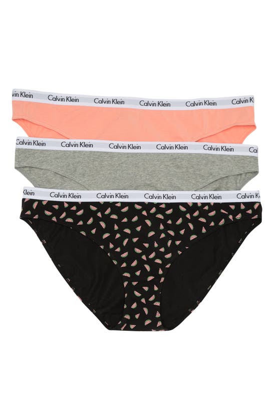 Calvin Klein Assorted Bikinis In 19i Fc/gh/wamel