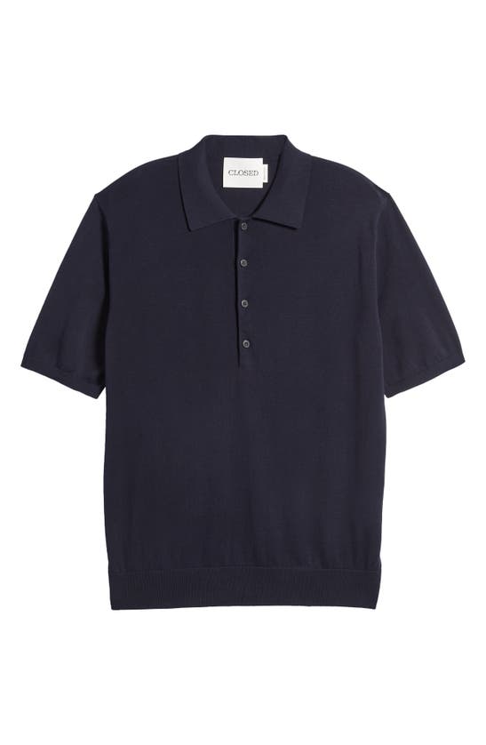Shop Closed Relaxed Polo In Dark Night