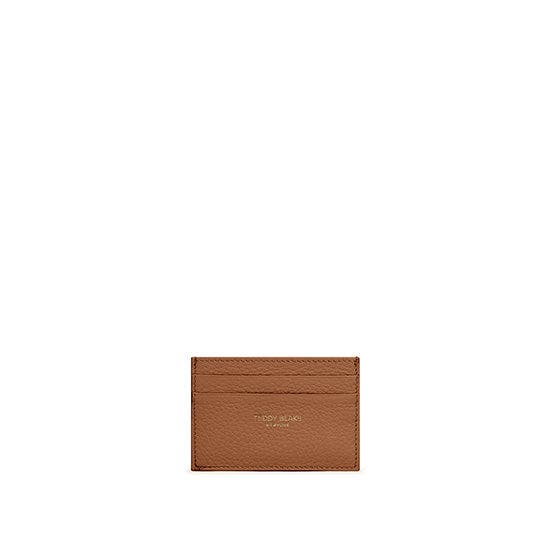 Teddy Blake Cardholder Stampato in Camel Brown Cover