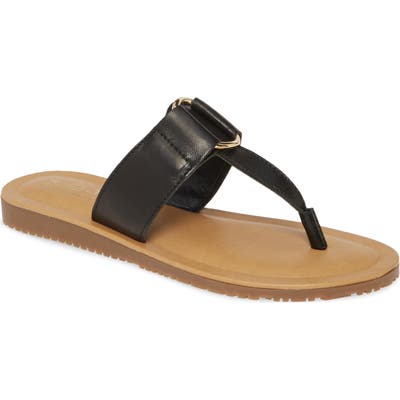Bella Vita Italy Flip Flop- Black