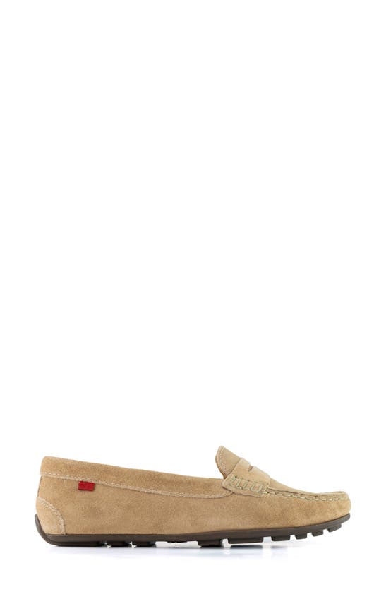 Shop Marc Joseph New York Naples Driving Loafer In Beige Suede