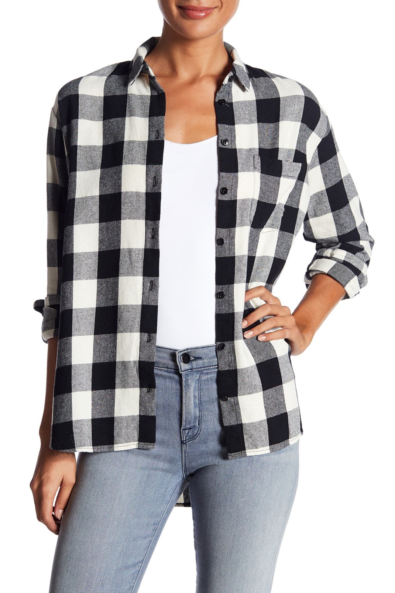 Madewell | Oversized Flannel Long Sleeve Shirt | Nordstrom Rack