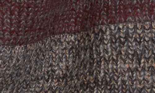 Waste Yarn Project Mimi Colorblock One Of A Kind Cashmere Scarf In Black Multi