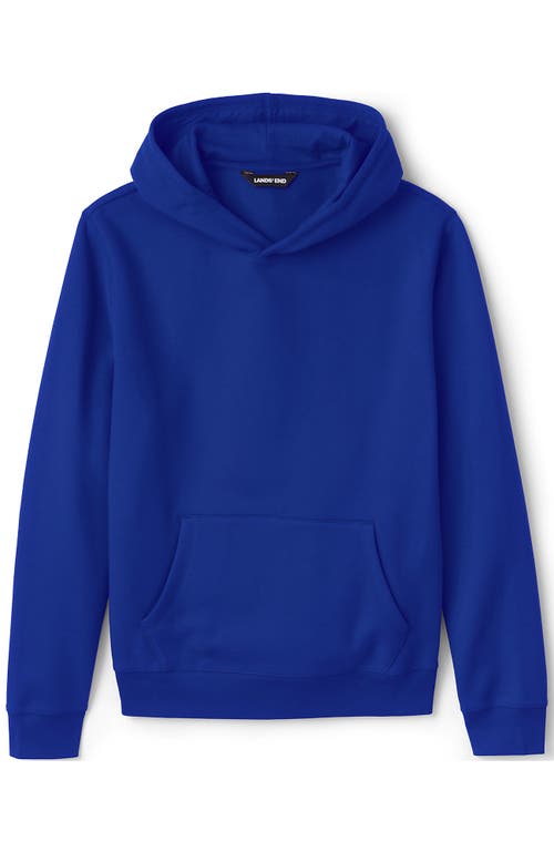 Lands' End School Uniform Adult Hooded Pullover Sweatshirt In Cobalt