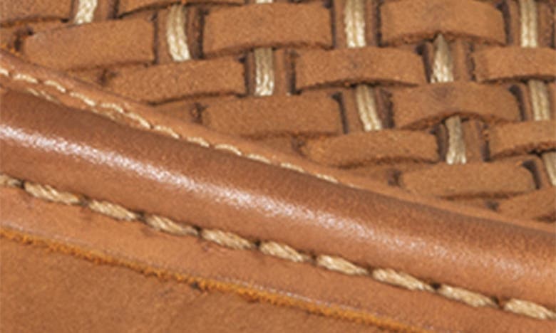 Donald Pliner Damiano Woven Moc Toe Loafer In Saddle
