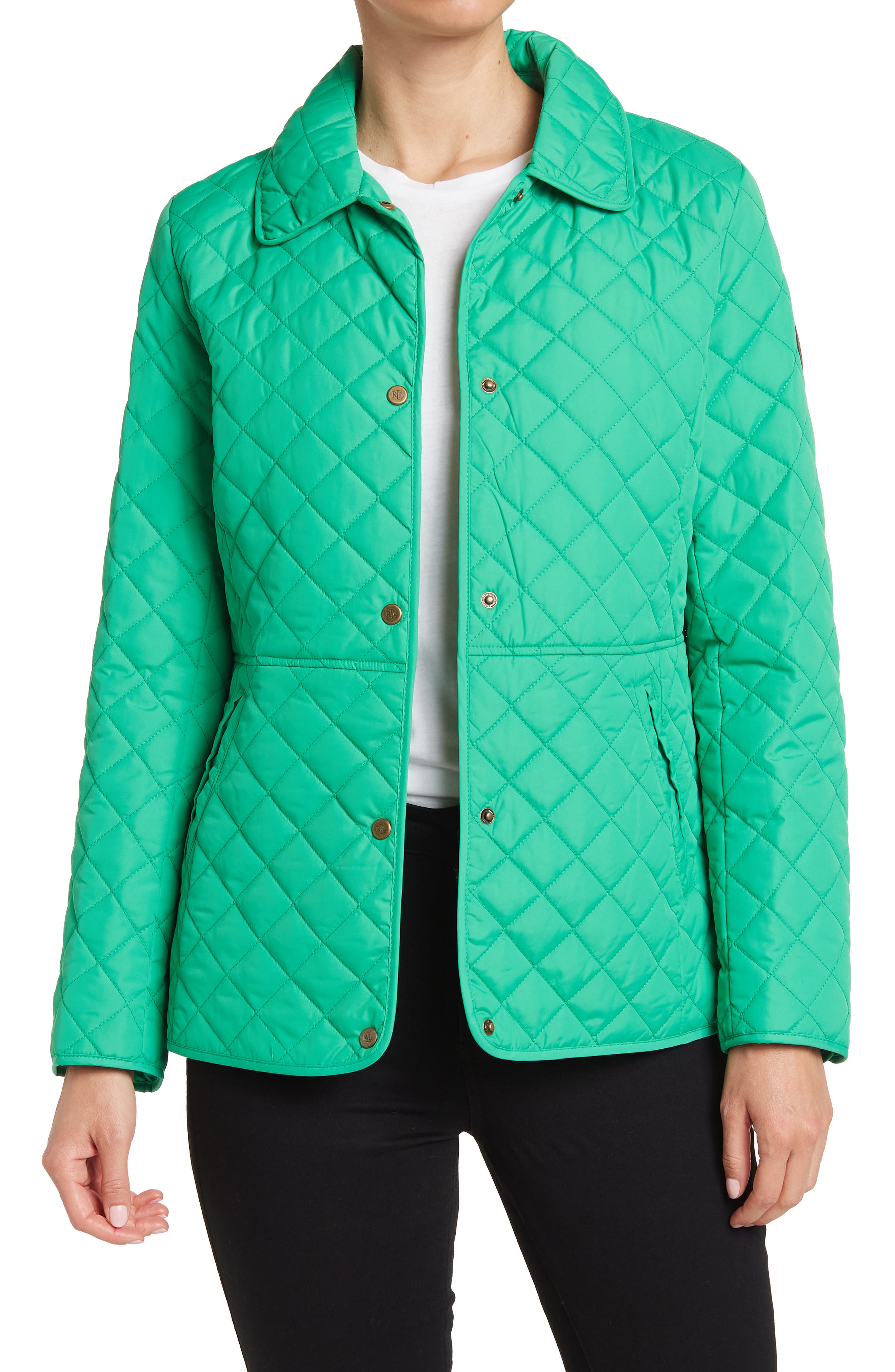 lauren ralph lauren quilted hooded coat