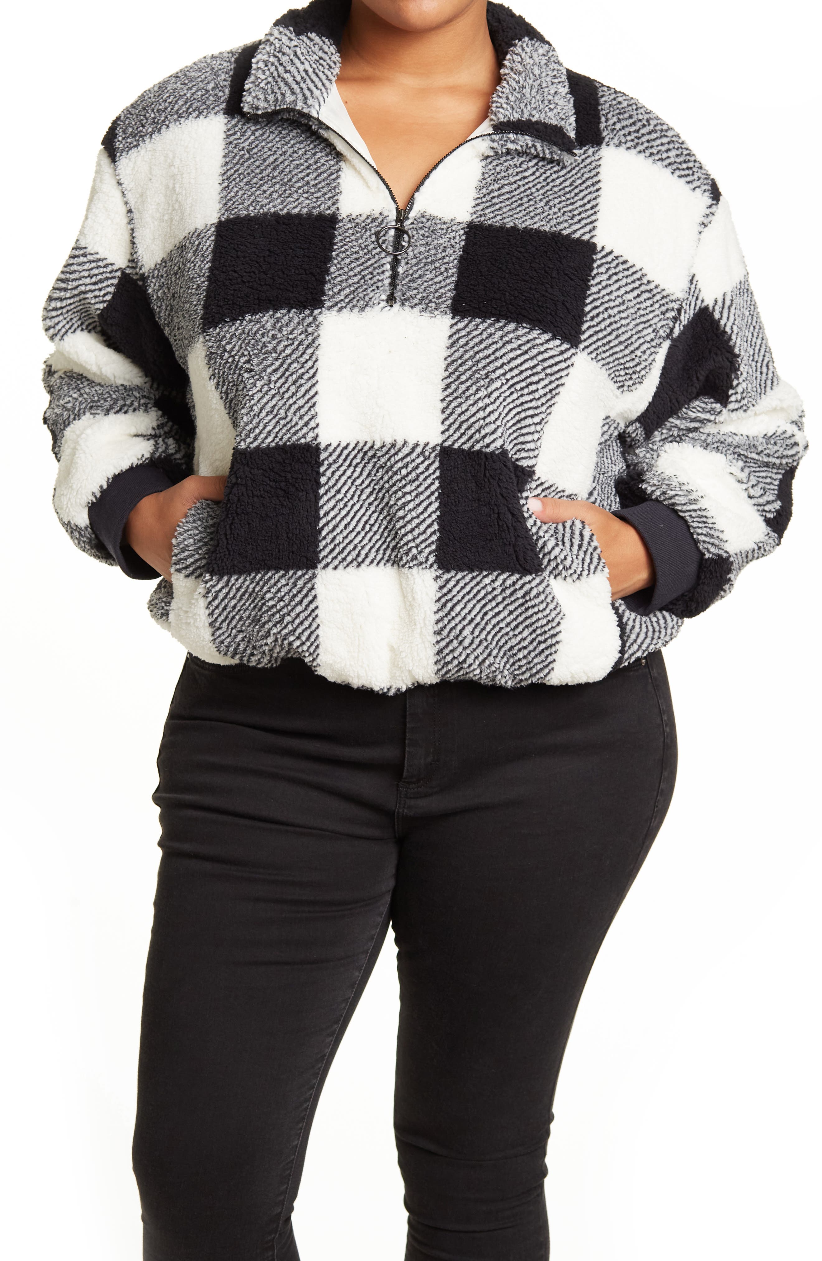 nordstrom rack fuzzy jacket