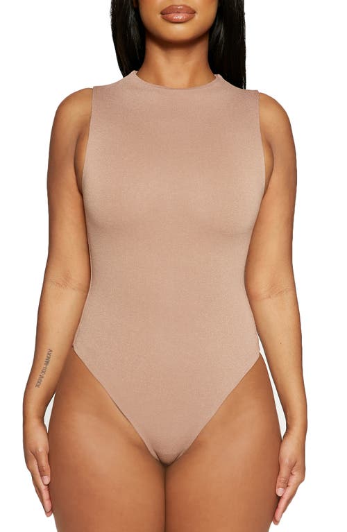 The NW Sleeveless Bodysuit in Coco