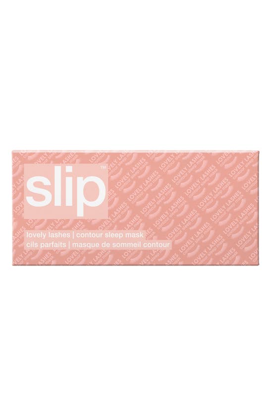 Shop Slip Lovely Lashes Pure Silk Contour Sleep Mask In Rose