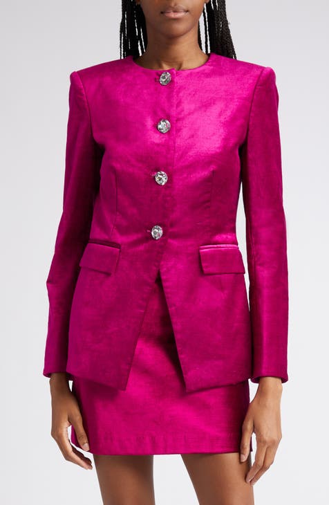 Hot Pink Summer Suit Denim Set