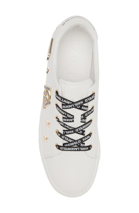 Shop Karl Lagerfeld Paris Cammy Sneaker In Bright White
