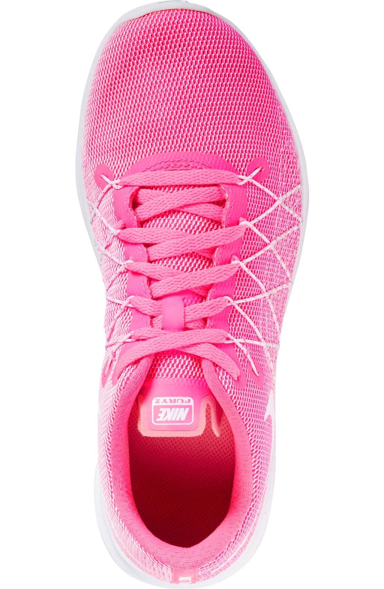 Nike Flex Fury 2 Athletic Shoe, Alternate, color, Pink/ White