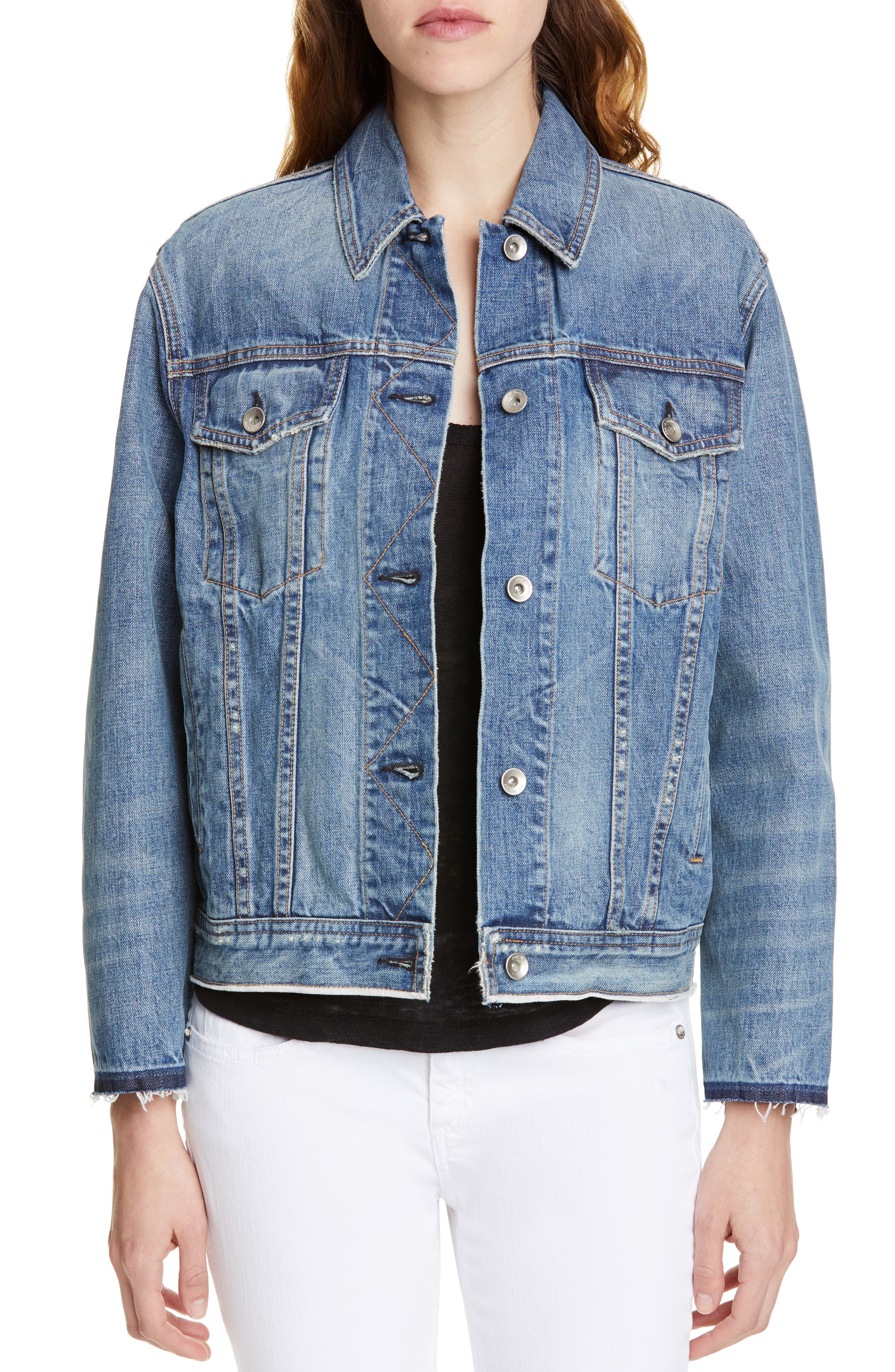 rag and bone oversized denim jacket