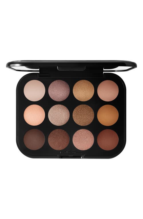 MAC Cosmetics Connect in Color 12-Pan Eyeshadow Palette in Unfiltered Nudes at Nordstrom