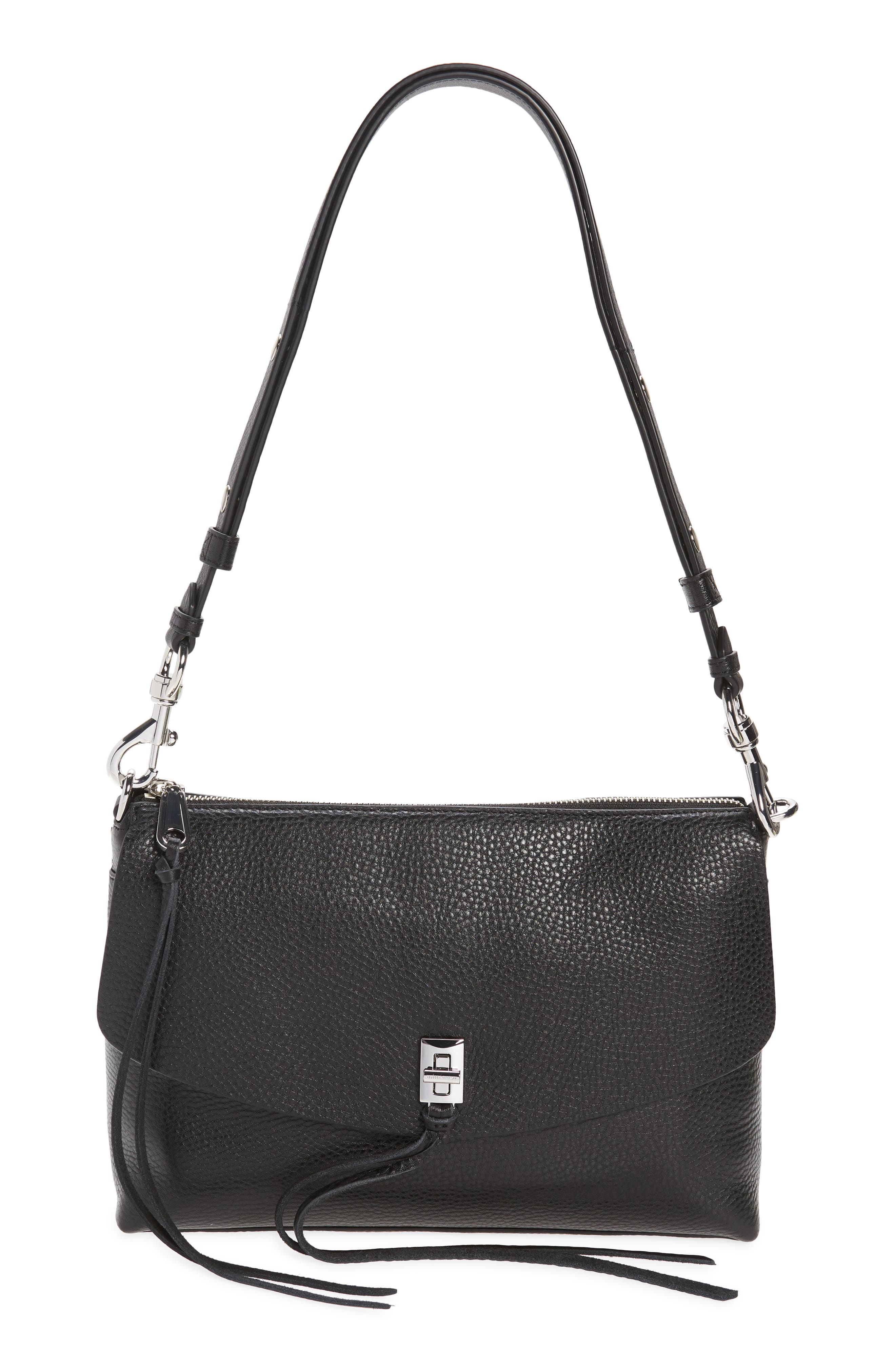 rebecca minkoff darren leather shoulder bolsa