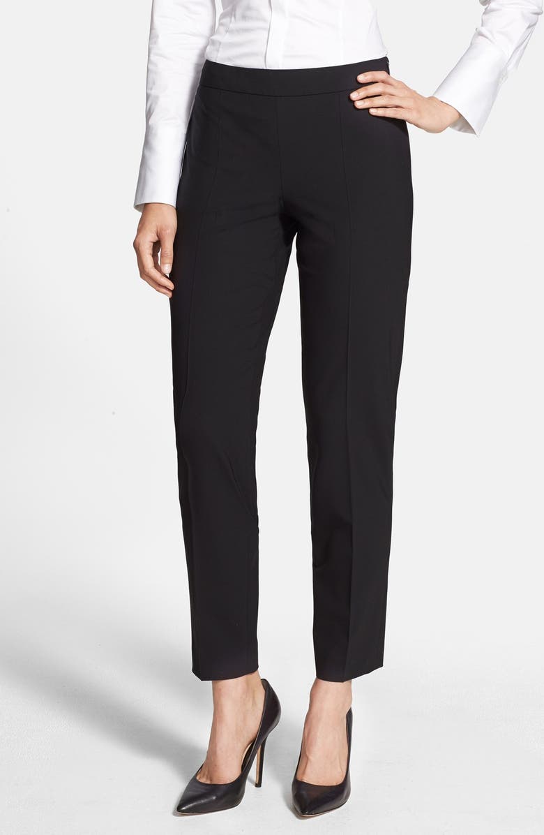BOSS 'Tenora' Stretch Wool Ankle Trousers | Nordstrom
