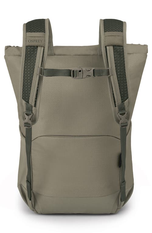 Shop Osprey Daylite Water Repellent Tote Pack In Tan Concrete