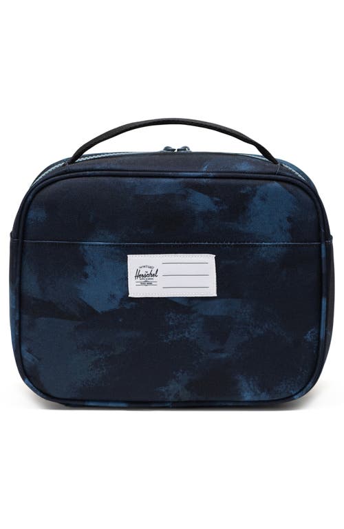 Shop Herschel Supply Co . Kids' Pop Quiz Lunch Bag In Night Sky Camo