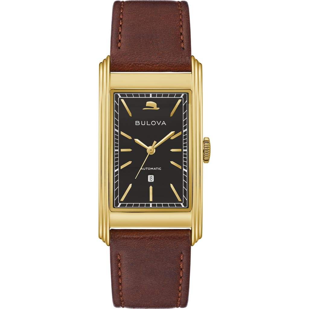 Bulova Limited Edition Frank Sinatra Chairman Of The Board Watch, 25.5mm X 47mm In Goldone
