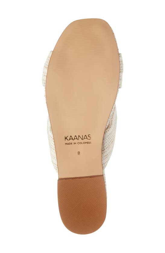 Shop Kaanas Pacifico Slide Sandal In Ivory