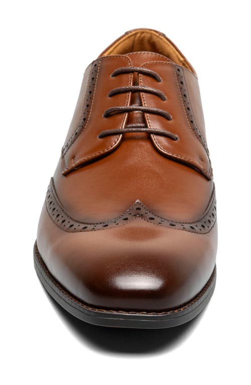 Stacy Adams Nichols Wingtip Derby In Cognac