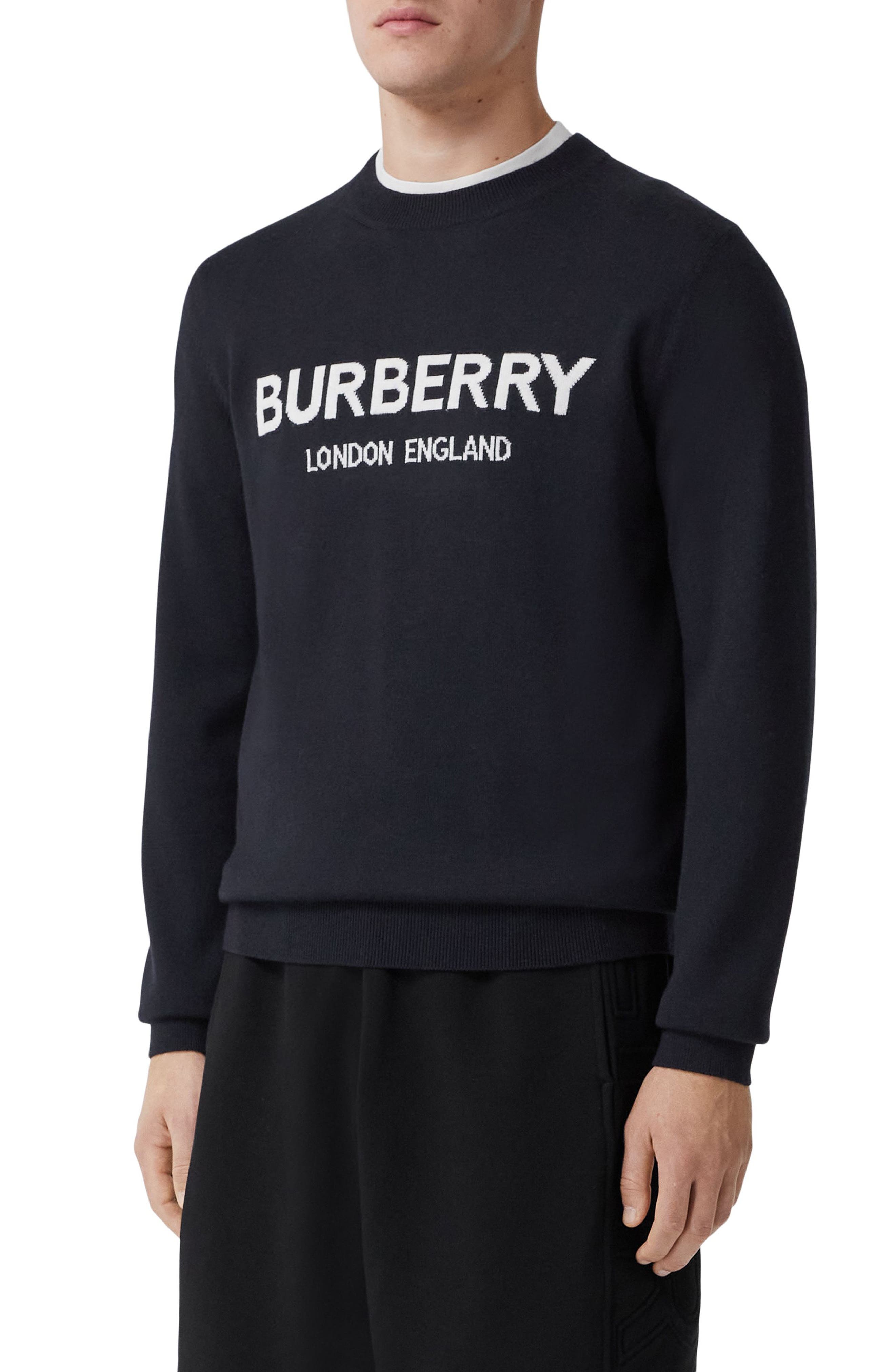 burberry crewneck black