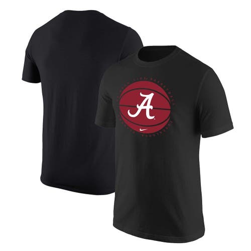 Men's Nike Black Alabama Crimson Tide Basketball Logo T-Shirt