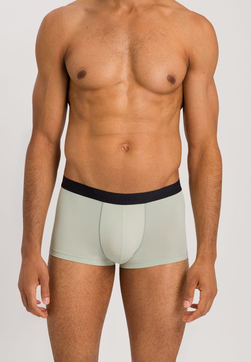 Hanro Micro Touch Boxer Brief In Mineral Green