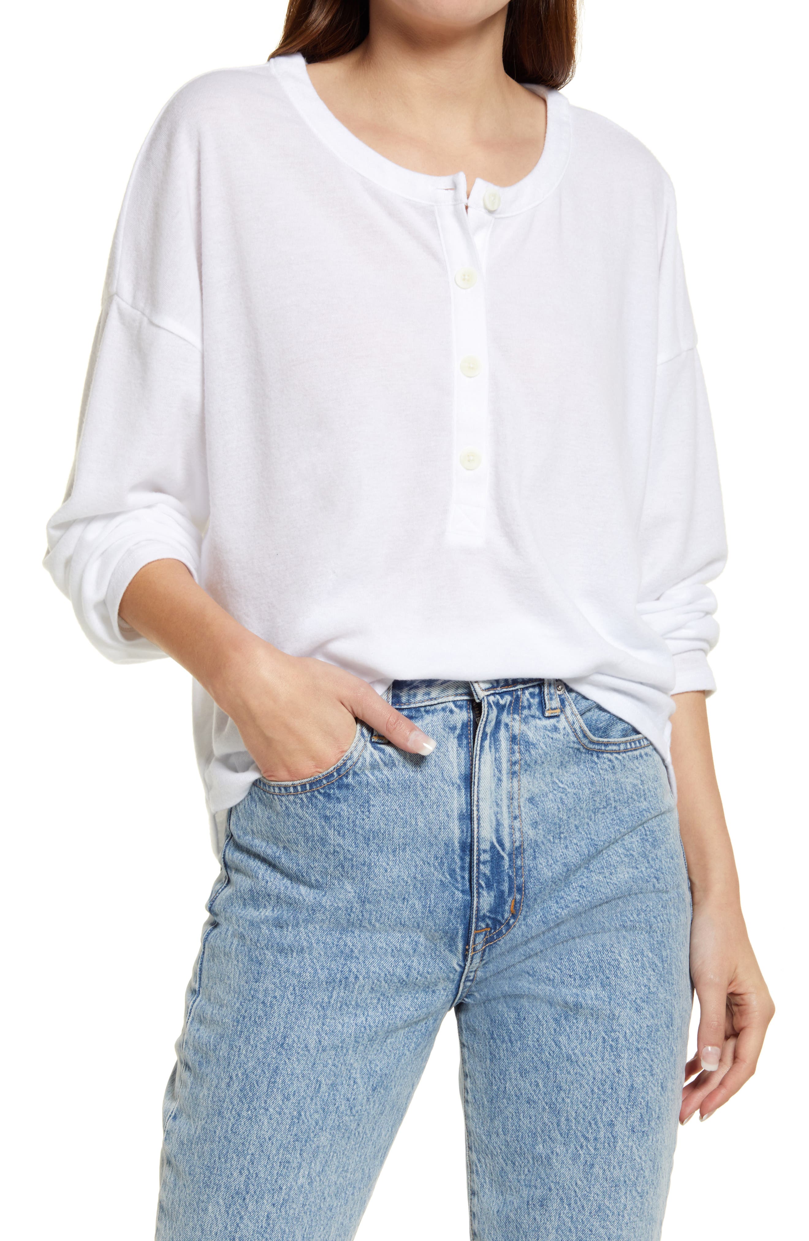 white tunic sweatshirt