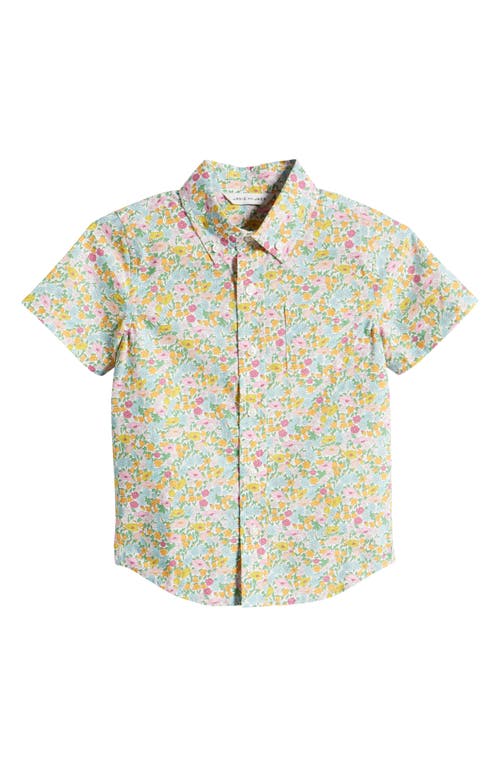 Janie and Jack x Liberty London Kids' Poppy Daisy Floral Print Cotton Shirt Multi at Nordstrom,