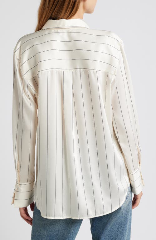 Shop Rails Saige Stripe Button-up Shirt In Brixton Stripe