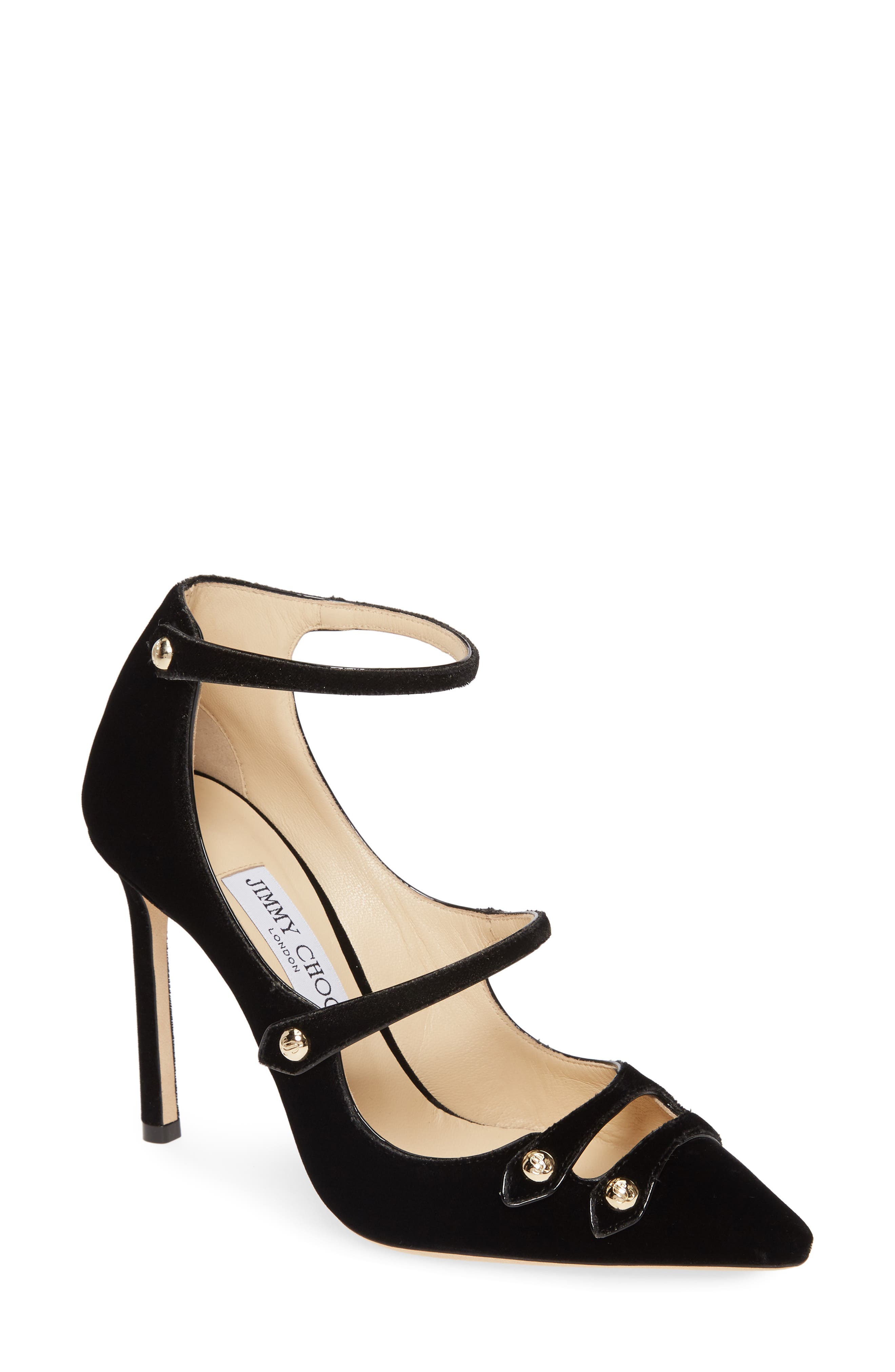 Jimmy Choo Lacey Strappy Pump - Black