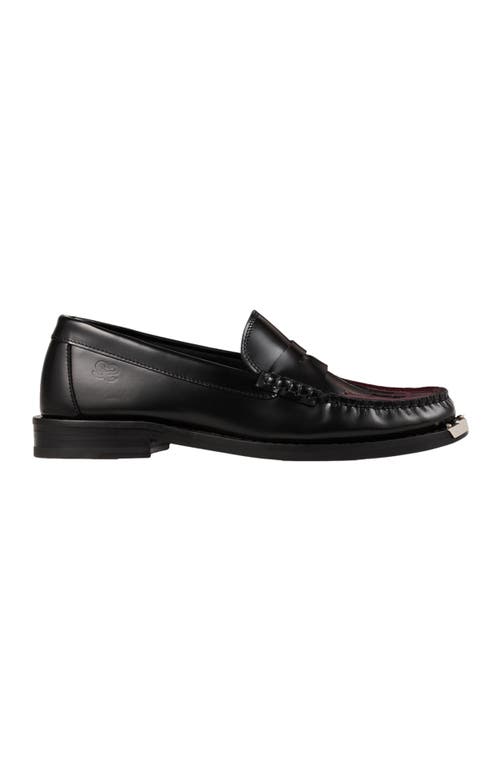 Shop Sandro Western Loafers In Black