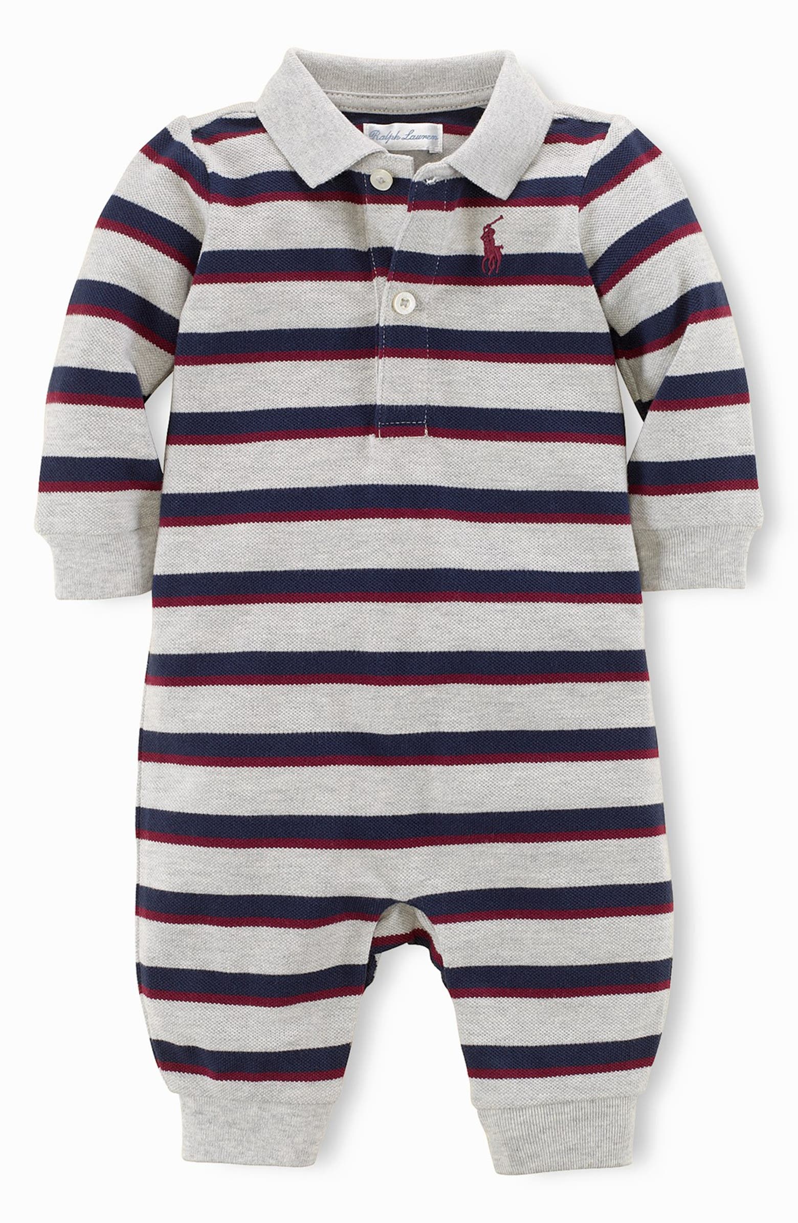 Baby boy ralph lauren romper Clearance