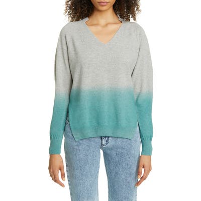 Stella Mccartney Dip Dye Regenerated Cashmere & Wool Sweater, US - Grey