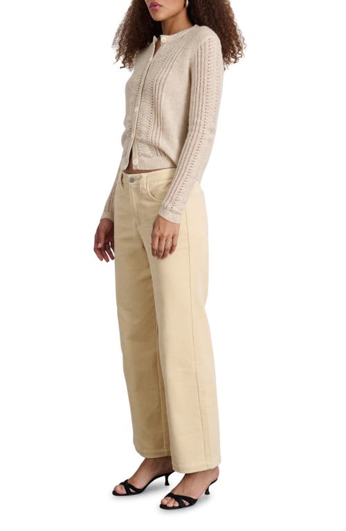 Shop Alex Mill Darci Corduroy Chinos In Light Bone