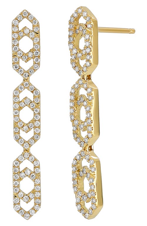 Bony Levy Prism Diamond Linear Drop Earrings in 18K Yellow Gold at Nordstrom